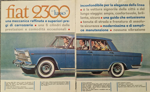 Fiat 2300 lusso auto - fiat,