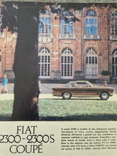 Fiat coupè 2300 - coupè, 2300-2300s