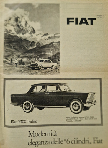 Fiat 2300 berlina auto - berlina,