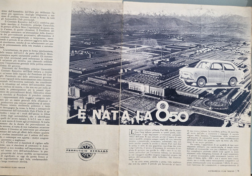 Fiat 850 mirafiori - 850, torino