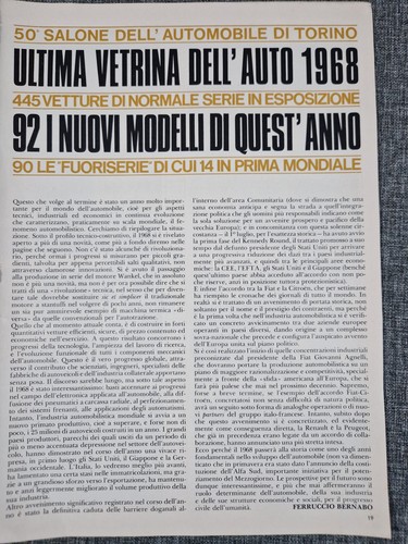 1968 reportage salone auto - 1968,