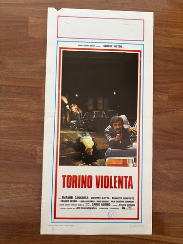 126s locandina auto - car, torino