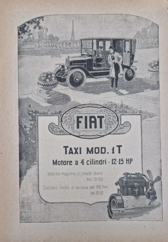 1923 pubblicità fiat auto - 1923,