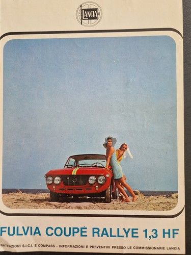 Pubblicità auto lancia - '60/70,