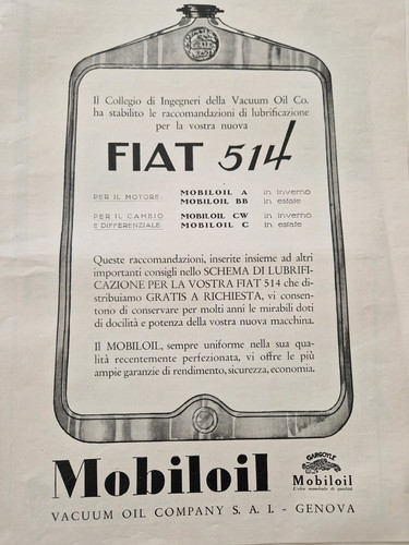 1930 pubblicità auto fiat - pubblicitÀ,
