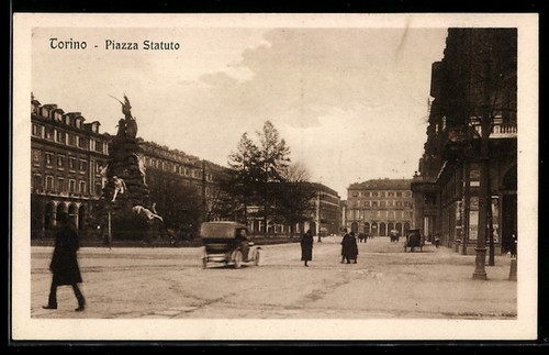 Torino piazza statuto con - torino,,