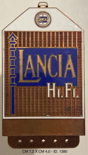Lancia torino hifi - lancia, placca