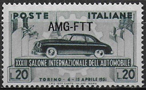 1951 trieste salone - trieste, auto